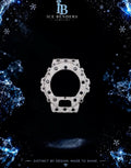 Iced Out Black White Moissanite Bezel Watch Case for DW6900
