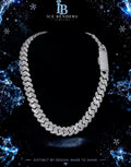18mm Baguette Cut VVS Moissanite Cuban Link Chain