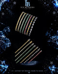 Assorted Color Moissanite Tennis Bracelets