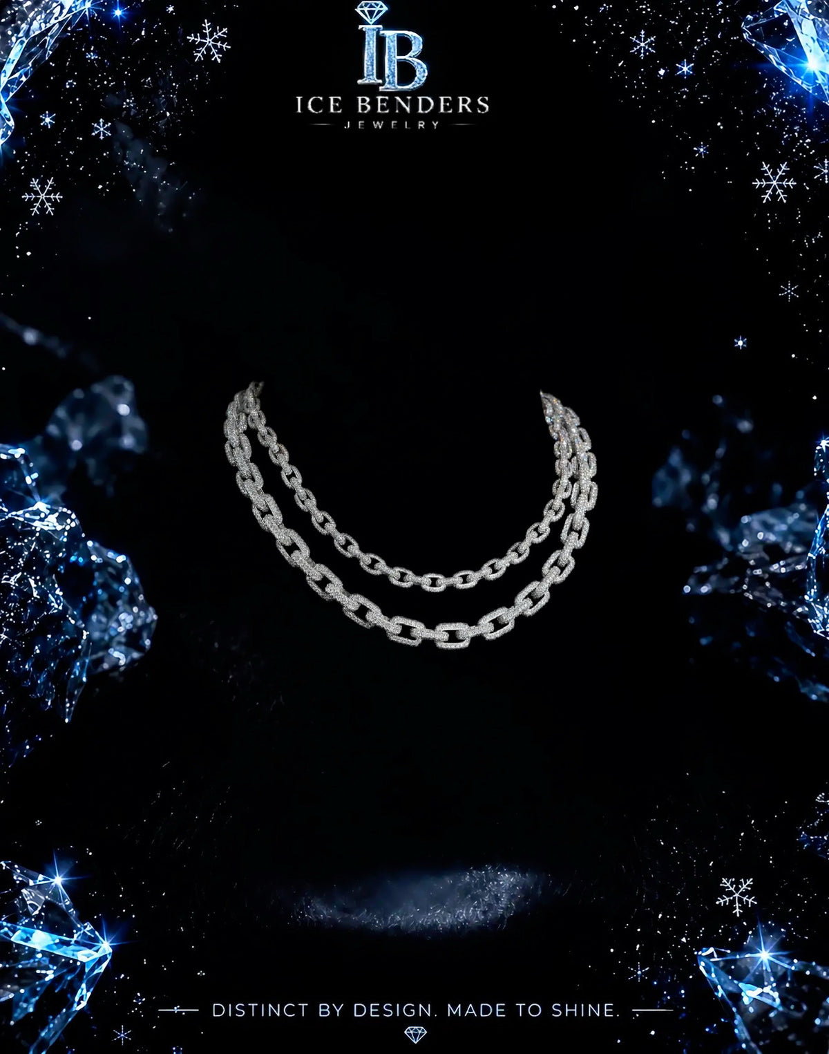 Moissanite Iced Out Cuban Link Chain