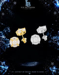 Princess/Marque Cut Moissanite Stud Earrings