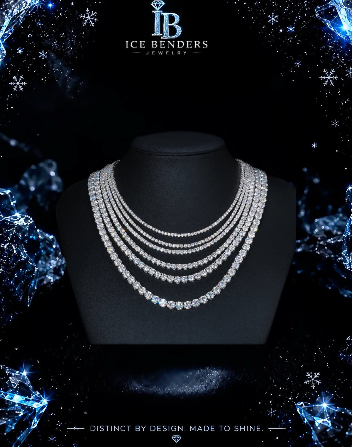 Moissanite Tennis Chain Necklace/Bracelets
