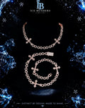 Iced Out Jesus Piece Infinity Link Chain Necklace
