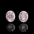 Women's Oval Cut VVS Moissanite Drop Earrings 925 Sterling Silver