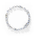 Unisex 8mm Heart Cut VVS Moissanite Tennis Bracelet 925 Sterling Silver