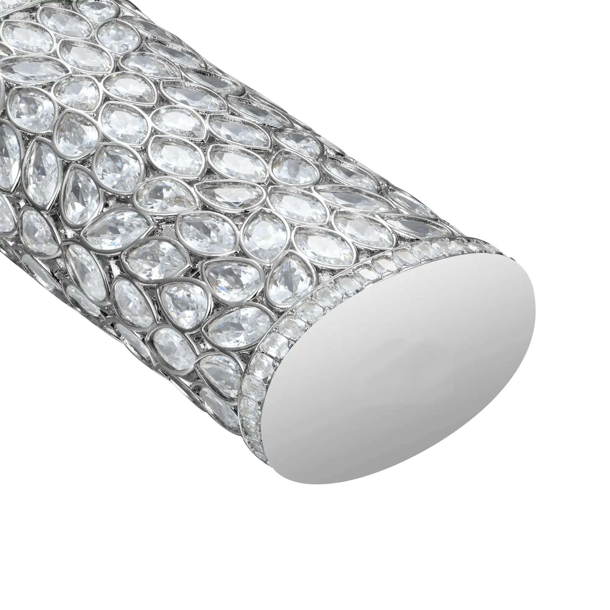 Unisex Iced Out 925 Sterling Silver Marquise Cut Moissanite Lighter Case