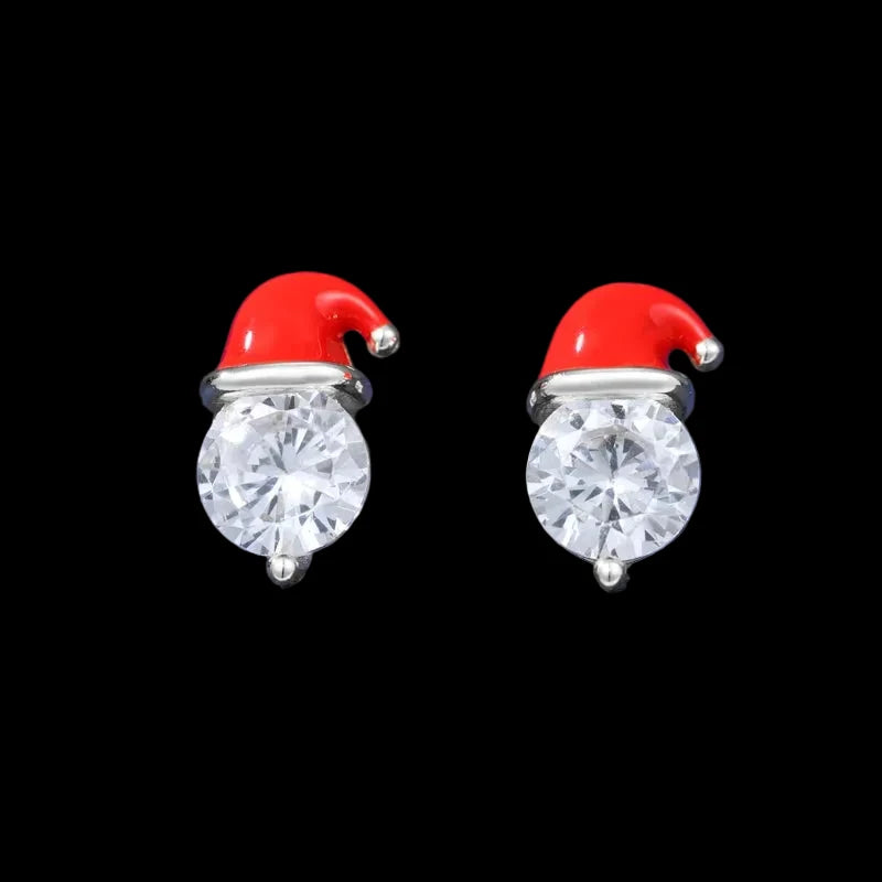 Unisex 925 Sterling Silver VVS Moissanite Geometric Stud Earrings