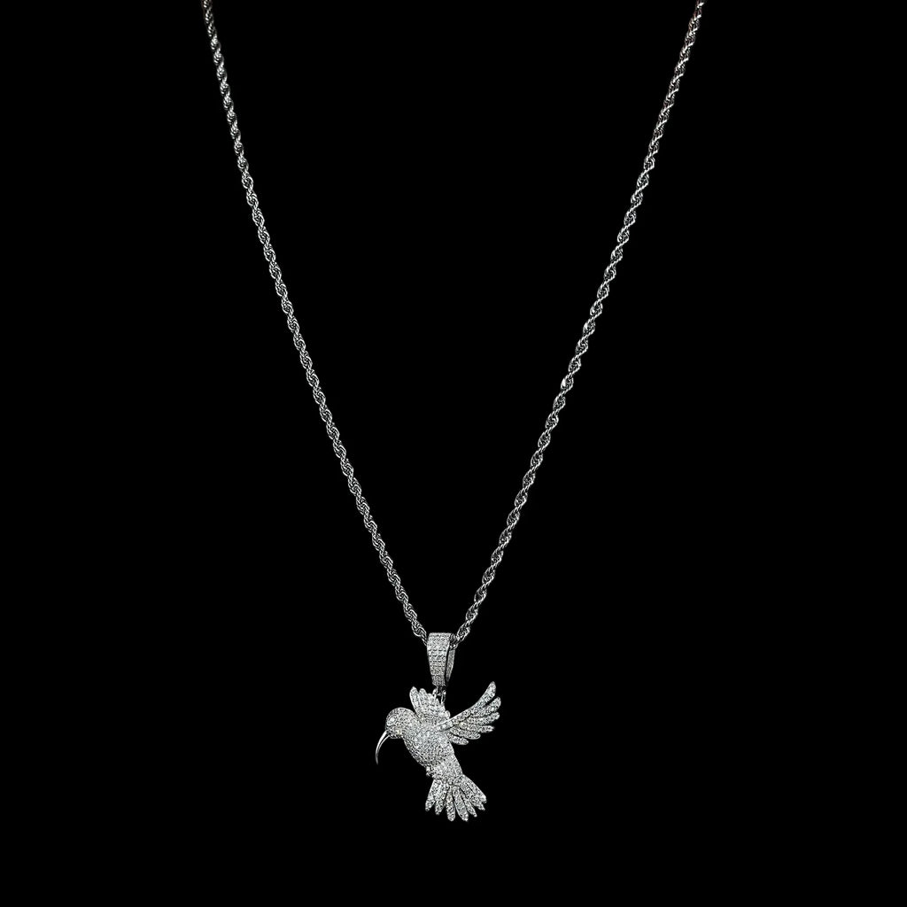 Unisex Animal Pendant 925 Sterling Silver VVS Moissanite Hip Hop Jewelry