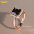 Unisex Princess Cut VVS Moissanite Engagement Ring 925 Sterling Silver