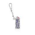 Unisex Iced Out 925 Sterling Silver Marquise Cut Moissanite Lighter Case