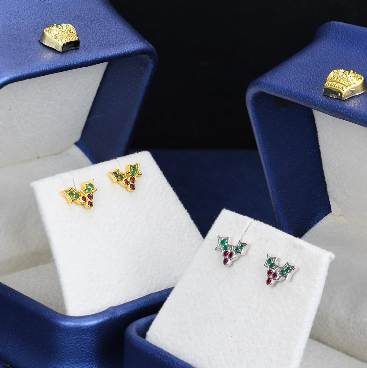 Unisex 925 Sterling Silver VVS Moissanite Geometric Stud Earrings
