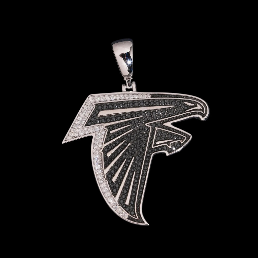 Unisex 925 Sterling Silver VVS Moissanite Eagle Iced Out Pendant