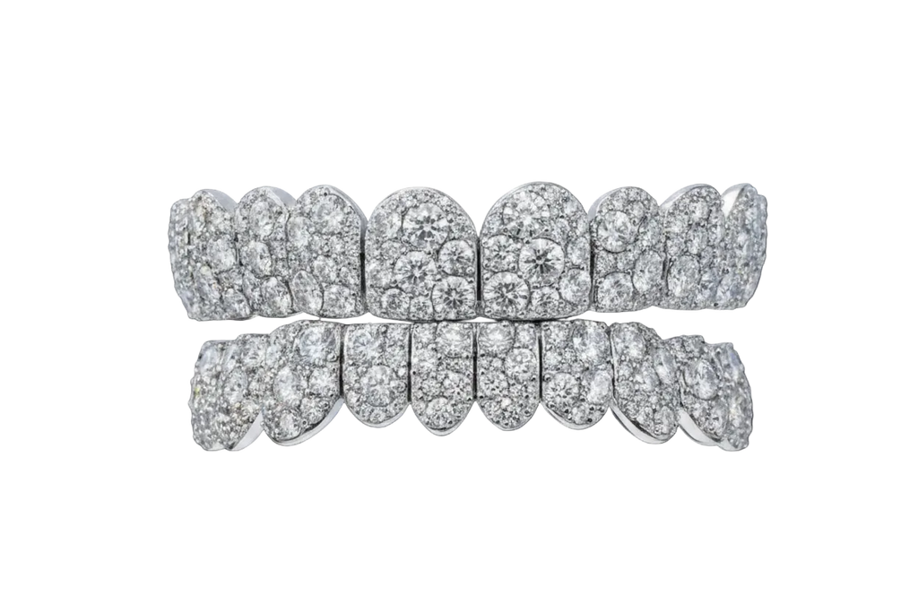 Mosaic Setting Moissanite Grillz