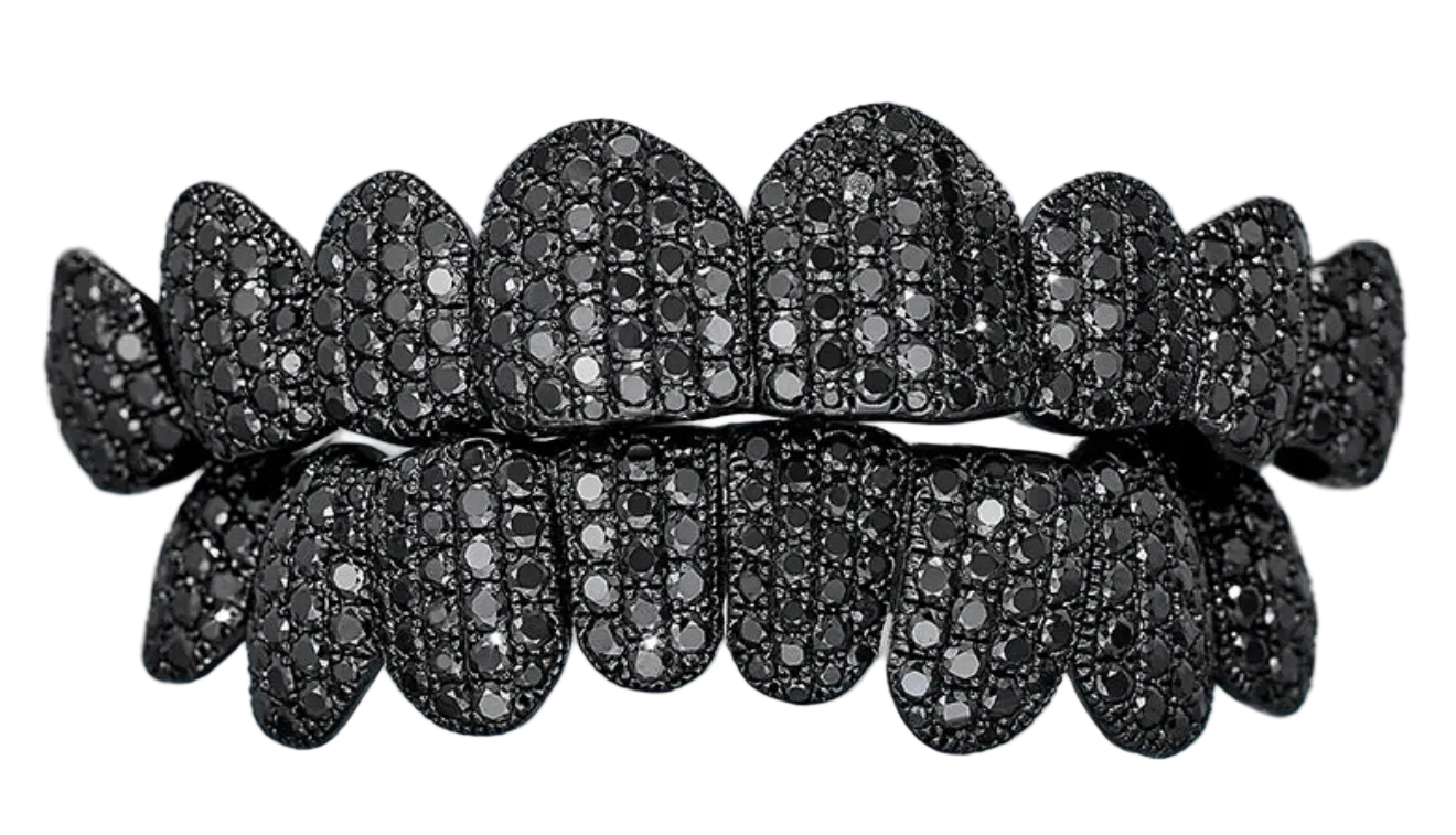 Black Moissanite Grillz