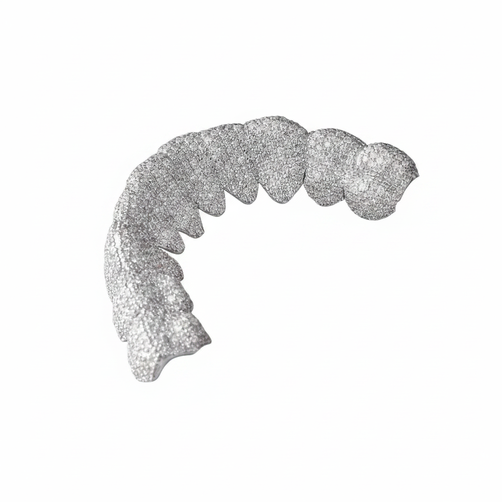 Front/Back Fully Iced Moissanite Grillz